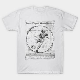 Cool Tees Da Vinci Soccer Player T-Shirt